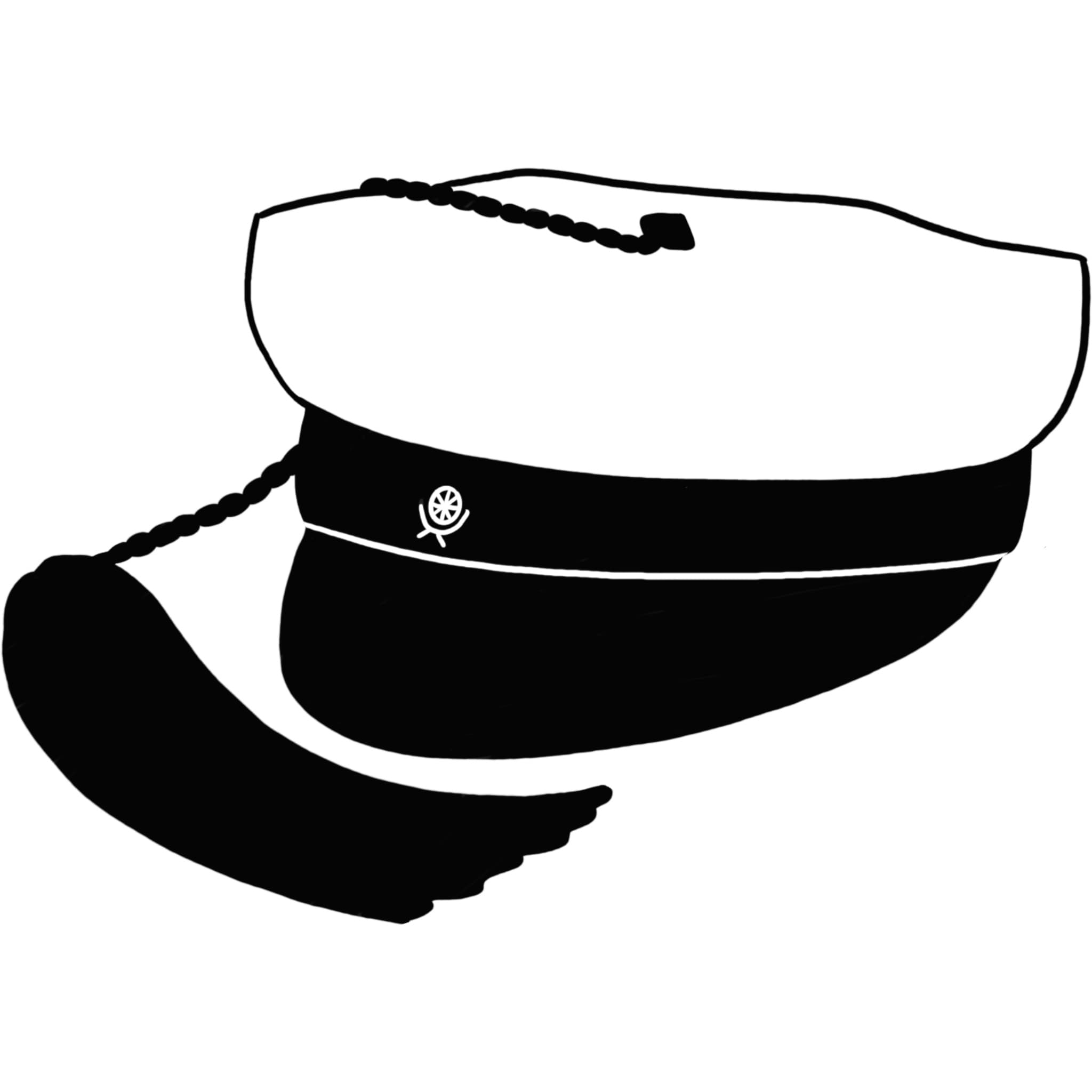 Drawing of a teekkari cap.